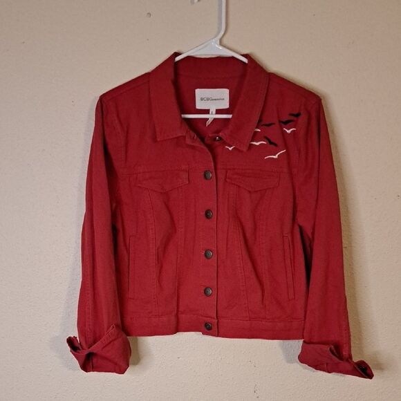 BCBGeneration Red Women's Jacket size medium - Picture 1 of 7